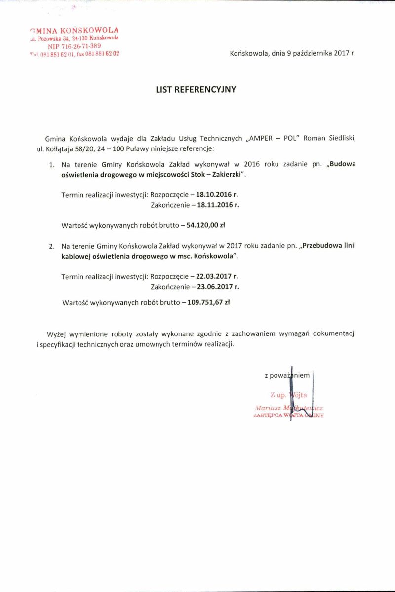 Referencje (1) kOŃSKOWOLA-1