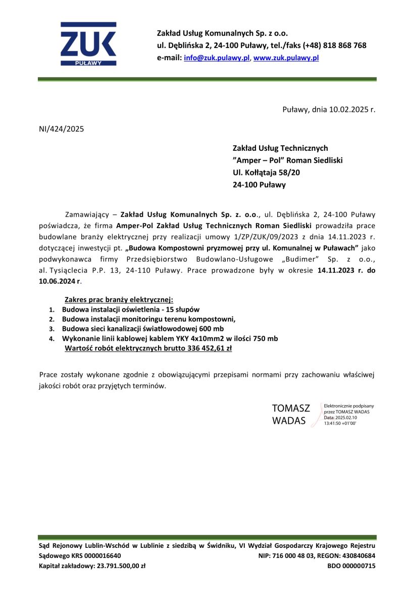 Referencje Amper Pol Kompostownia 10.02.2025-1